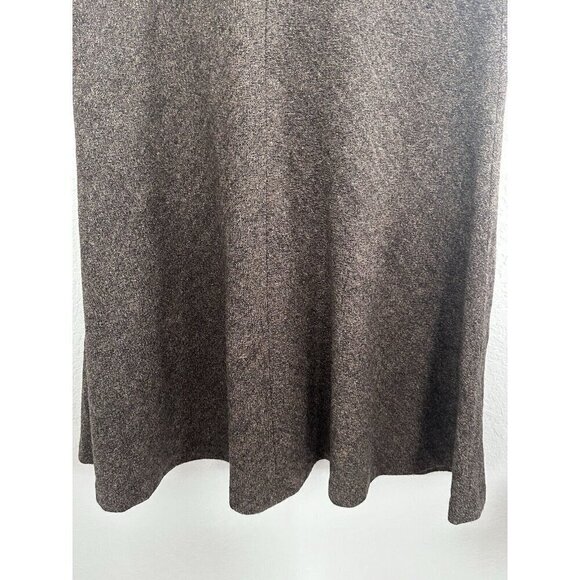 Grace Elements Women's‎ Skirt 10 Brown Wool Silk Blend Boucle Cottagecore Earthy - Picture 5 of 12